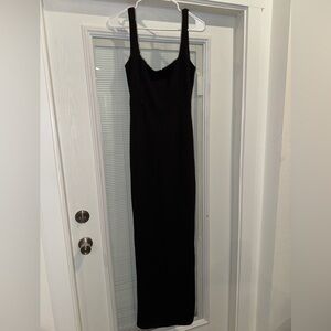 Lulu's Classic Black Maxi Dress